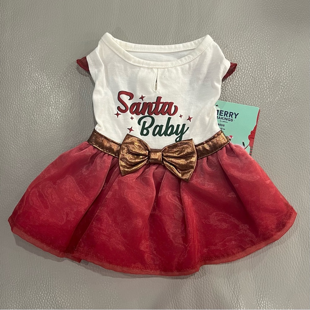Santa Baby Dog/Cat Dress